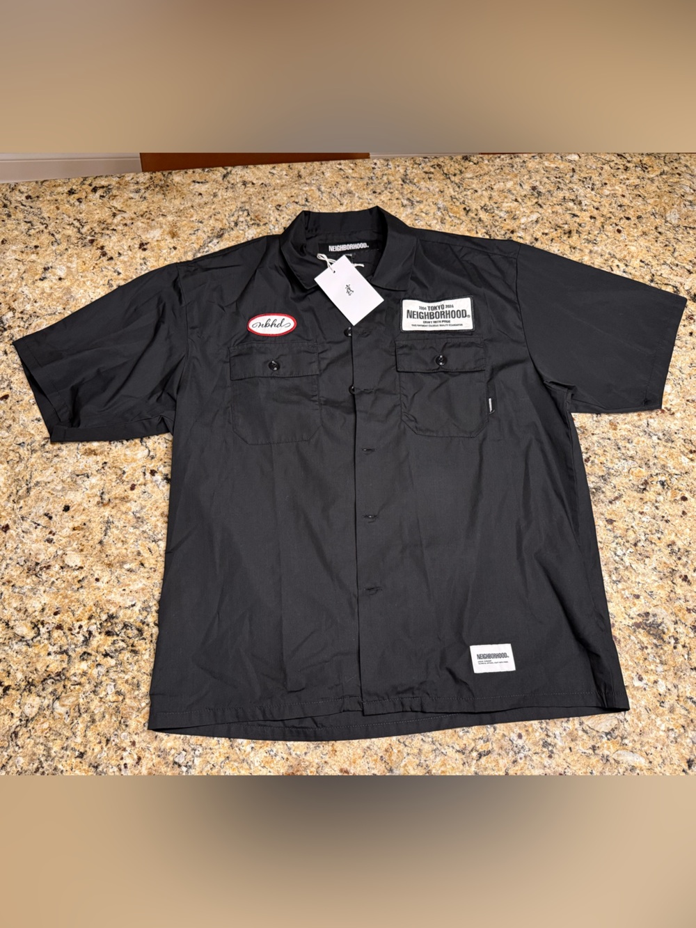 NWT Men’s NEIGHBORHOOD Classic Work Shirt SS size SMALL